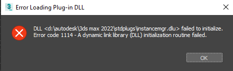 خطای لود نشدن پلاگین Error Loading Plug-in DLL